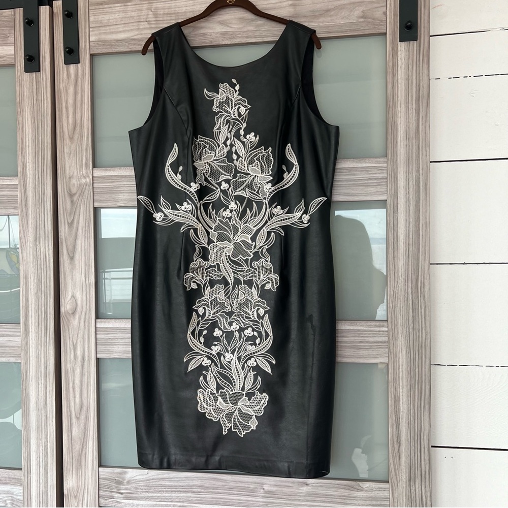 WHBM faux leather